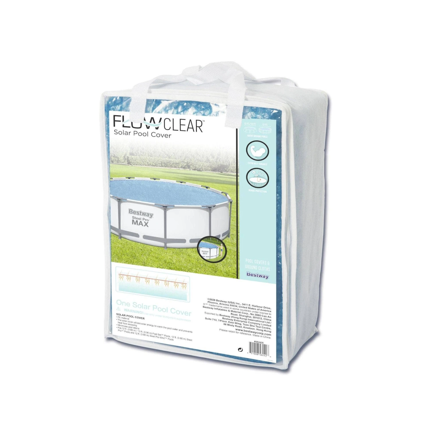 Flowclear 12' Solar Pool Cover - Image 4