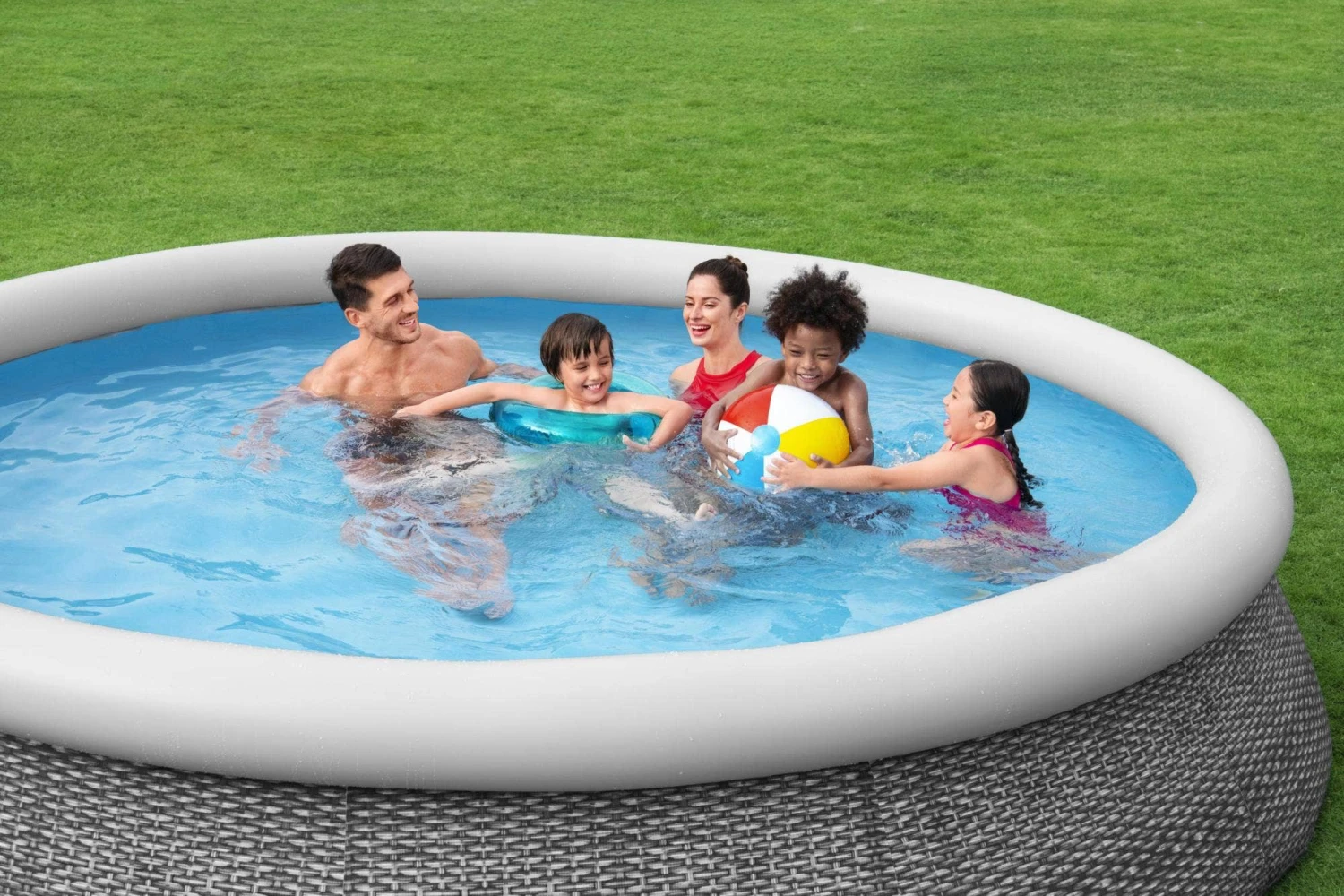 Bestway Fast Set 12โ X 30โ Round Inflatable Pool Set - Image 6