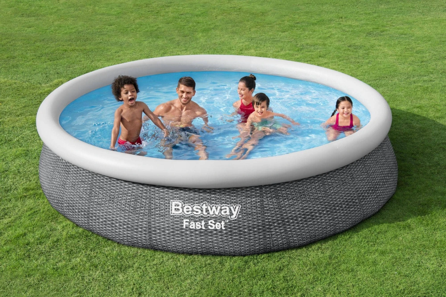 Bestway Fast Set 12โ X 30โ Round Inflatable Pool Set - Image 3