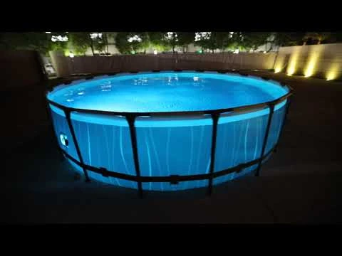 Bestway Steel Pro MAX 15' X 42" Round Above Ground Pool Set With LED Light