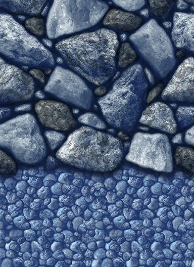 Rolling Waves 30-Foot Round Liner | Overlap Style | 48-to-52-Inch Wall Height