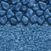 Swimline Boulder Swirl 15-by-26-Foot Oval Liner | Overlap Style | 48-to-52-Inch Wall Height