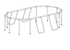 Pool Flame For Power Steel Swim Vista Series