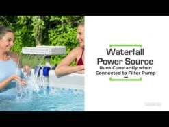 Flowclear Soothing LED Waterfall Above Ground Pool Accessory