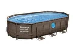 Bestway Power Steel Swim Vista Series II 17' X 10' X 42" Above Ground Pool Set