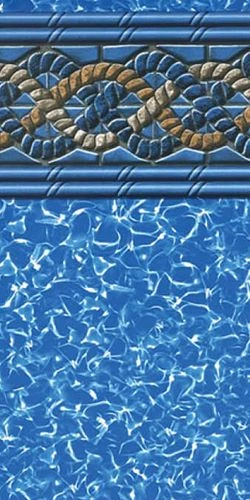 Swimline Mystri Gold 15-by-24-Foot Oval Liner | Esther Williams Style | 52-Inch Wall Height