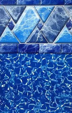 Swimline Riverstone 18-Foot Round Liner | Unibead Style | 54-Inch Wall Height